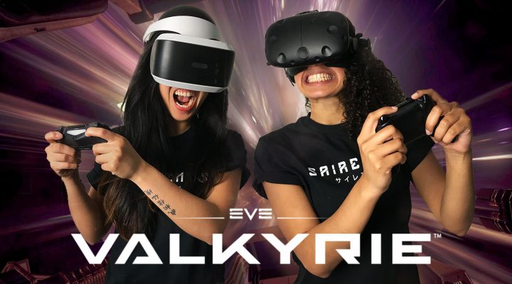 CROSS PLATFORM SPACE COMBAT IN VR! | EVE: Valkyrie Review (PSVR & HTC Vive Gameplay)