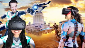 AWESOME ZERO GRAVITY DEATH MATCH! | Skyfront VR (HTC Vive & Oculus Touch Gameplay)