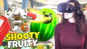 WEIRDEST CASHIER JOB SIMULATOR! | Shooty Fruity VR Gameplay (HTC Vive)
